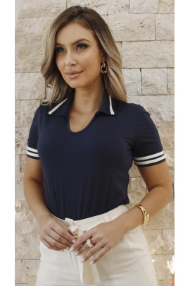 034385  Blusa Gola Polo Ramany Lisa